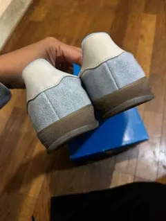 adidas Gazelle ライトブルー スニーカー