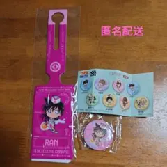 名探偵コナン くら寿司 毛利蘭 ラゲッジタグ 缶バッジ