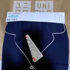 UNIQLO AIRism パジャマ ネイビー M 新品のサムネイル