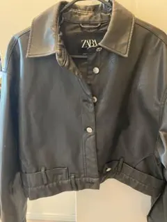 ※お値下げ可能！※ZARA ブラック クロップドジャケット