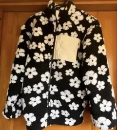 フリースジャケット 柄物150センチ 柄ボアブルゾン キッズ 子供服 アウター