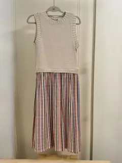 ZARA（ザラ）の異素材ドッキングワンピース