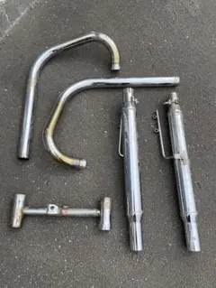 W800 純正 マフラー 左右 □ W800 マフラー 右 K690 カワサキ 純正