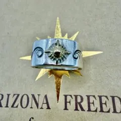 アリゾナフリーダム　k18付き平打リング　14号　R-12b 定価60500円