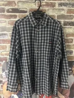 ［Used］ Dickies チェック柄 半袖シャツ L