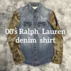 Ralph Lauren camouflage denim shirtのサムネイル