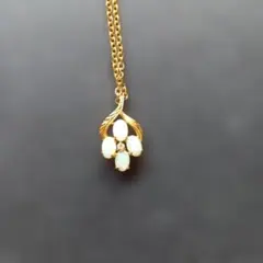 agete アガット クラシック 14K オパール ダイヤ ローサ チャーム 
