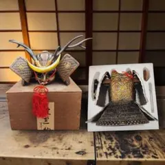 名工 甲冑師 加藤一冑 作 佐々木盛綱 大円山黒塗筋 共箱 - メルカリ