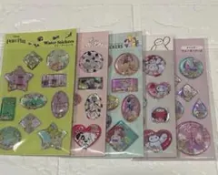 ディズニー ☆ウォーターシール　5種セット　まとめ売り　セリア