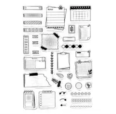 クリアスタンプ2199：メモページ《おまとめご購入で20%OFF！》