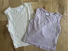 ZARA ノースリーブ Tシャツ 2枚セット 104cmのサムネイル