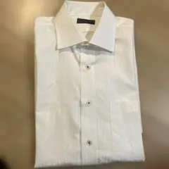 美品☆Perfect Suit Factory ホワイトワイシャツ L41-84
