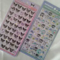 【正規品】ボンボンドロップシール サンリオ クロミ　はぴだんぶい 　2枚セット