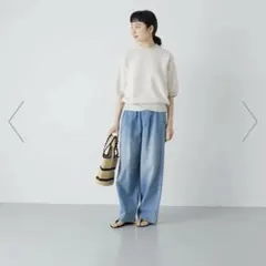 土日限定値下げ⭐︎かぐれ　フェードデニムイージーパンツ