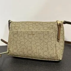 カルバンクライン 総柄 ショルダーバッグ ボディバッグ ブラウン