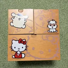 【非売品・激レア】サンリオ 木製チェスト 3個セット　ポイント景品 平成レトロ 非売品・激レア】サンリオ 木製チェスト 3個セット ポイント景品 平成