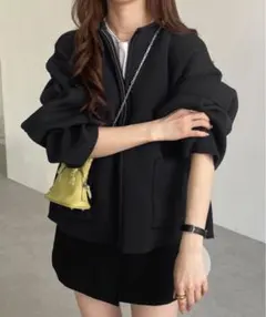 alma design ニットカーディガン