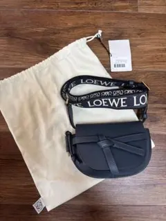 LOEWEロエベ ゲートデュアル ショルダーバッグ ネイビー - メルカリ