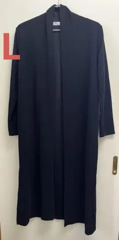【美品】Ray cassi ブラック ロングカーディガンサイズL
