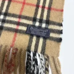 正規品 バーバリー ノバチェック マフラー カシミヤ100%