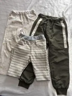 長ズボン　３枚セット　男の子　110~120 裏起毛