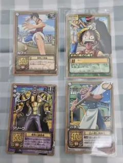 旧ワンピースカード まとめ売り 6枚 カードダスex ルフィ シャンクス