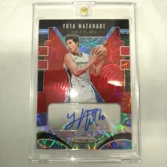 【超美品】渡邊雄太【PANINI PRIZM 直筆サインカード】匿名配送
