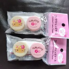 新品　日焼けキティちゃん　コンタクトレンズケース　ハローキティー　日焼け