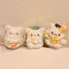 ポムポムプリン 30周年 POP UP ぬいぐるみセットマスコット 王冠