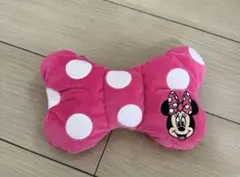 ミニーマウス 水玉模様 クッション
