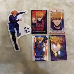K賞　ホログラムステッカーセット　ブルーロック　國神錬介