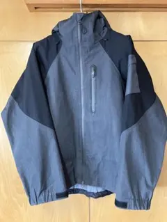 アダムエロペ　マウンテンパーカー グレー　ブラック