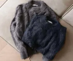 searoomlynn ラウンドヘムシャギーknit