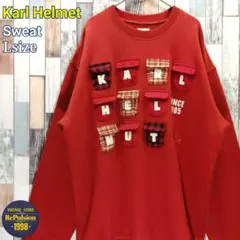 KARL HELMUT　カールヘルム　スウェット　マルチポケット　刺繍ロゴ