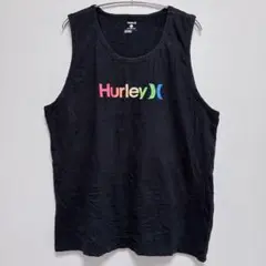 Hurley ハーレー グラデーションロゴ タンクトップ ブラック XLサイズ