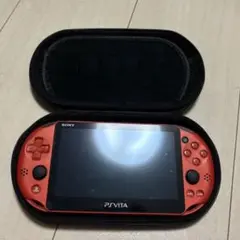 PS Vita PCH-2000 レッド ソフト・SDカード・充電器付き