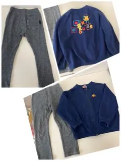 ミキハウス パーカー トレーナー アウター 上着 長ズボン パンツ ストレッチ