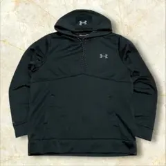 に*じ様 アンダーアーマー コールドギア スウェットパーカー USメンズ肉厚ブラ