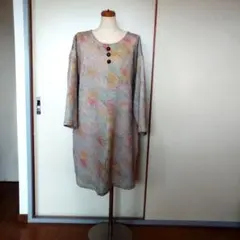 着物リメイク　ワンピース