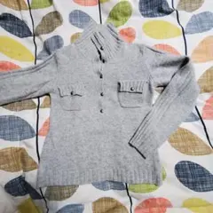 フワッフワの襟付きニット☆