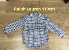 Ralph Lauren チェック柄長袖シャツ 4/AT 110cm