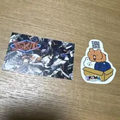 AGF2025 来場者特典 3SKM カード ステッカー