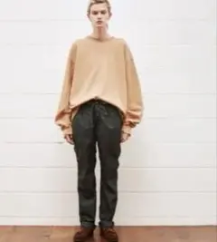 UNUSED 16ssクルーネックスウェット キャメル　サイズ2