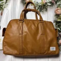 PORTER ポーター ボストンバッグ レザー キャメル