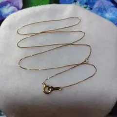 売切れ御免 K18PGベネチアンネックチェーン40cm新品 未着用品