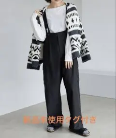 【SLOBE IENA】新品未使用タグ付き☆サスペンダーカーゴ