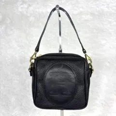 HIROFU ヒロフ レザー ショルダーバッグ ブラック♢chama様専用
