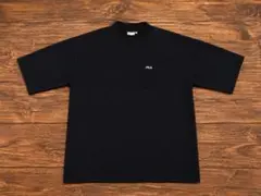 10美品【FILA】フィラ　ビッグシルエット　Tシャツ 限定モデル ブラックのサムネイル