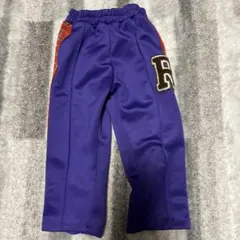 マーキーズ　サガラワッペントラックパンツ　紫　R 100