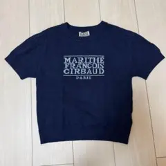 MARITHE FRANCOIS GIRBAUD 半袖ニット　ネイビーのサムネイル